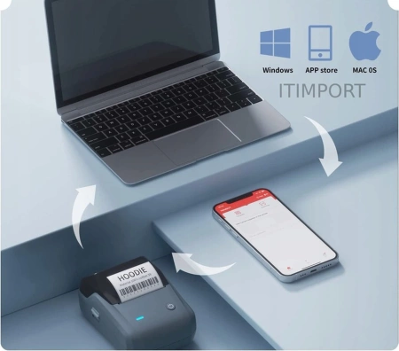 Autocolante portabile pentru etichete pentru imprimantă termică Bluetooth NIIMBOT B1