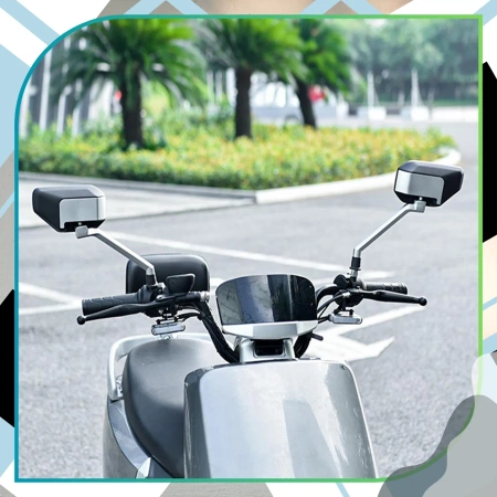 Oglinzi retrovizoare pentru biciclete 360 ​​oglinzi rotative set de 2