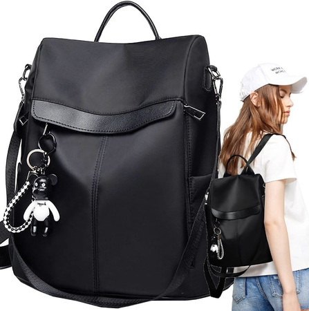 Rucsac urban dama, rucsac sport negru, incapator