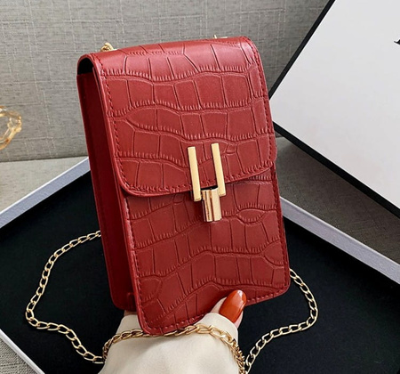 Lant de poseta din piele pentru portofel de telefon