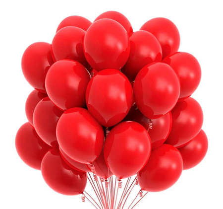 Set de 50 de baloane roșii petrecere de nuntă