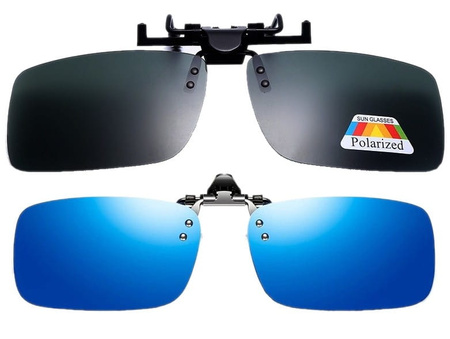 Ochelari de prescripție, OVERLAYS polarizați, bărbați și femei, cu clemă