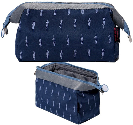 Organizator mic pentru cosmetice, geantă pentru cosmetice bleumarin