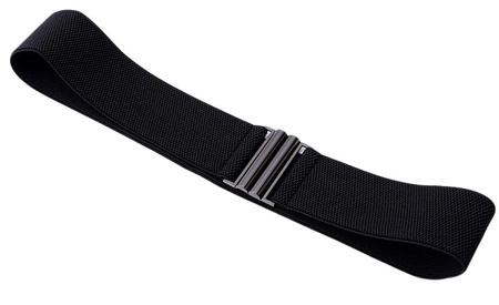 Curea elegantă pentru femei, centură neagră lată, elastică