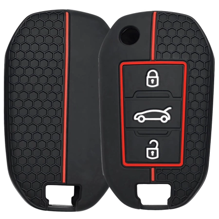 HUSĂ Etui din silicon pentru cheie Peugeot 301 3008 508 Citroen C-Elysee C3 C4L
