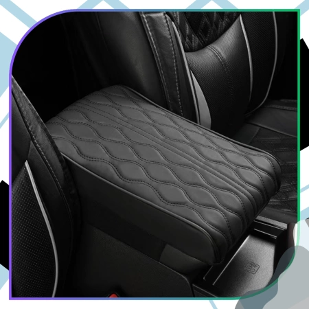 Husă de protecție din piele pentru cotiera auto