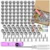 Kit reparatie captuseala auto 70 buc Nituri gri