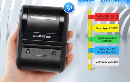 Imprimantă de etichete autocolante termice Bluetooth NIIMBOT B203