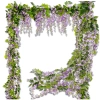 Agățat flori decorative violete artificiale 1buc cățărare pentru ghirlande de viță de vie