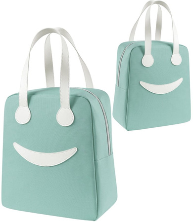 Geanta termica Lunch BOX pentru mancare, menta