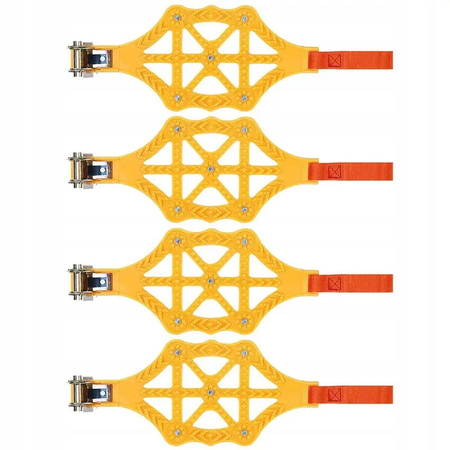 Lanturi antiderapante pentru zapada, set de 8 cu geanta pentru 2-4 roti