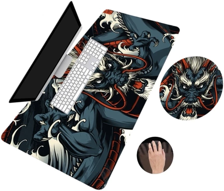 Mouse pad de birou cu covoraș de gaming dragon XXL