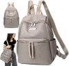 Rucsac de dama gri, rucsac urban, elegant, incapator