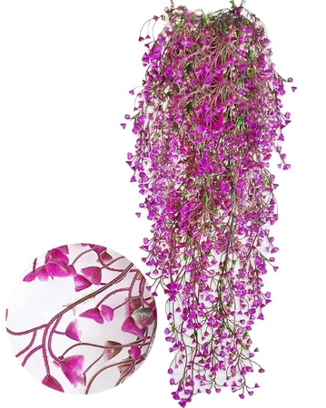 Hanging flori decorative artificiale salcie 2pc buchet alpinist