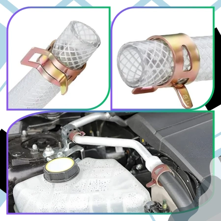 Set de 75 de cleme metalice de antrenare cu melc