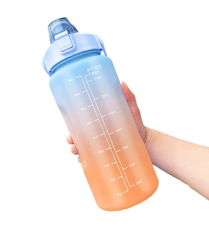 Sticlă 2000ml PC sticla sport pentru apă bea solid BPA FREE