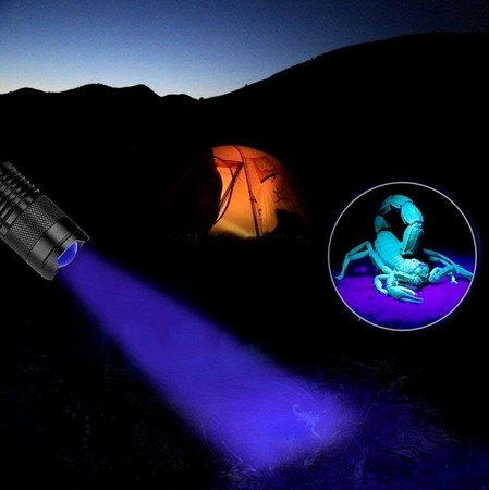 Mini detector UV detector lanternă din aluminiu rezistent la apă