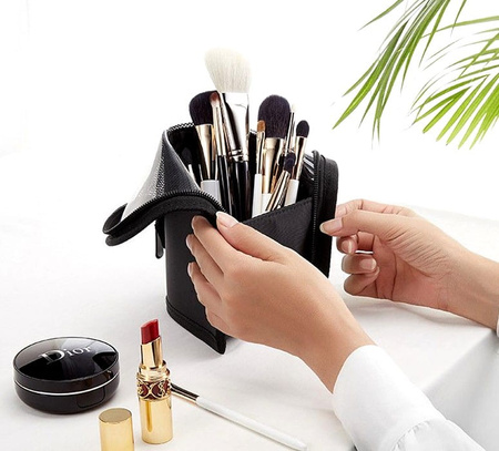 Geanta cosmetica mare pentru pensule, creioane, cutie organizatoare