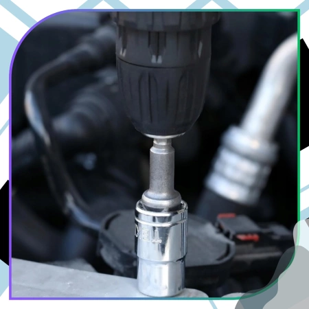 Set complet lanternă LED 4 buc + adaptoare pentru șurubelniță 3 buc