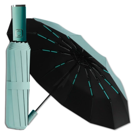 Umbrelă VERDE ANTI-UV Umbrelă pliabilă automată ranforsată