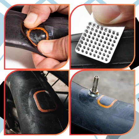 Kit reparatie biciclete multitool patchs travel