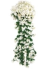 Hanging alb artificiale iederă alpinism flori decorative 1pc pentru balcon