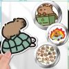 Autocolante capibara 70 buc desene animate colorate DIY pentru copii