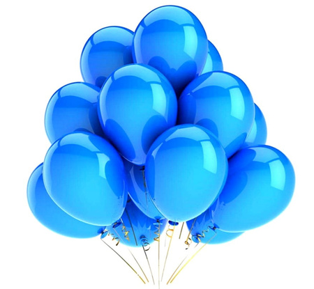 Set 50 de baloane, 3 culori, mix, ziua de nastere, nunta