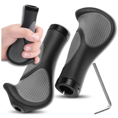 Mânere ergonomice pentru ghidonul bicicletei
