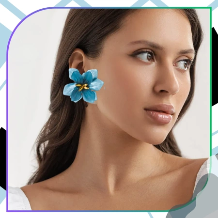 Cercei dama la moda flori boho retro floare