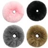 Bandă pufoasă SCRUNCHIE pentru păr, ușoară, 4 buc., diverse culori