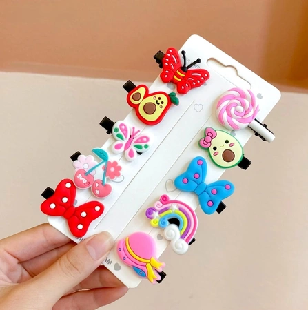 Set de 10 agrafe pentru copii