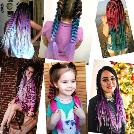 Păr sintetic OMBRE STRAIGHT împletituri dreadlocks