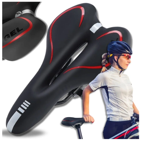 Șa de bicicletă scaun confortabil, elastic, rezistent la apă, care amortizează șocurile