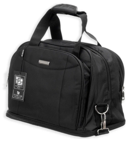 Geanta business BAD&BAGS pentru bagaj de mana avion neagra voiaj