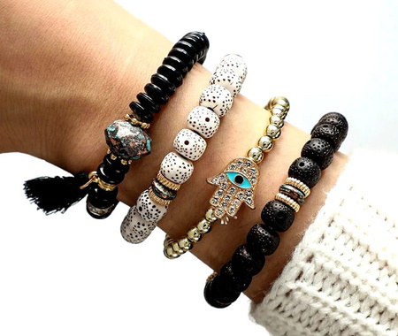 Mărgele Pandantive Set brățări cu ciucuri multiple