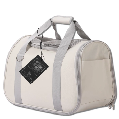 BAD&BAGS transport bej pentru geanta auto pentru caini mici