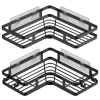 Set de 2 rafturi de bucătărie pentru baie, 25 cm, pentru duș de colț