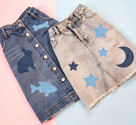 SET MARE de 18 petice colorate pentru blugi TERMO PATCH