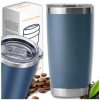 Cana Thermos Tressari Albastru 600ML Oțel inoxidabil Izolație dublă pentru călătorii