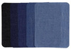 Set de 5 bucăți de plasturi de călcat pentru blugi THERMO PATCH