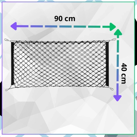 Plasa portbagaj auto 90x40cm elastic