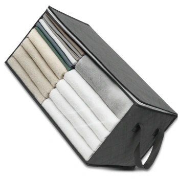 Set organizator 3 piese, geanta dulap pentru asternuturi, haine, mare