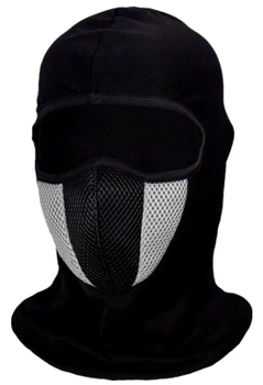 Balaclava moto, neagra, masca respirabila